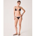 Calcinha Biquini Patty Preto Vies Animal Print