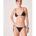 Top Biquini Erez Preto Vies Animal Print