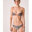 Top Biquini Isabella Vies Cobre Animal Print Zebra
