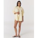 CAMISA FERNANDA DE LINHO MANTEIGA 