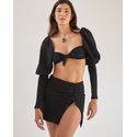 TOP BIQUINI MANGA REMOVIVEL PRETO TERRY 