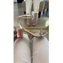 Sandália Bia com Strass Dourado