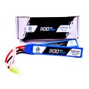 Bateria de LiPo ULTRA 7.4V/ 2S(2pack) 1100mAh 20/40C - Leão Airsoft