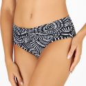 Hot Pant Drapee Estampado Ourico Do Mar