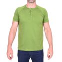 Camisa Raglan Manga Curta Verde Limone - Algodão Pima