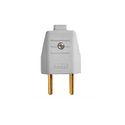 Plugue Macho 2P 10A Cinza Romazi