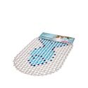 Tapete Banho Antiderrapante Oval Peixe 67x38cm Primafer Atlas