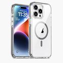 Capa Magnetica Capinha Clear Case de Indução Premium Compatível com iPhone XR/14 PRÓ MAX