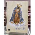 Caderno Mini Santinhos - Nossa Senhora Aparecida 90 fls