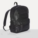 Mochila Masculina Couro Legítimo Preta