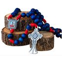TERCO CARLO ACUTIS MAD 10MM AZUL/VERMELHO