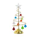 Luminária Árvore Natal Colorido 21cm - Enfeite Natalino