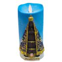Nossa Senhora Aparecida Luminária Vela 17.5cm - Resina