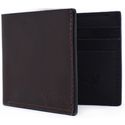 Carteira De Couro Atacama - Dark Brown/ Preto