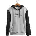 Blusa De Frio Black Beast Moletom Blessed Raglan