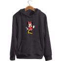 Blusa De Frio Black Beast Moletom Minnie Preto