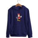 Blusa De Frio Black Beast Moletom Minnie Azul Marinho