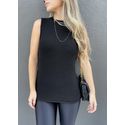 Blusa Francesca Alongada - Preta 