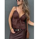 Blusa Luma - Marrom