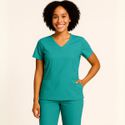 Camisa Scrub Verde Jade Feminino Pijama Cirúrgico 