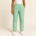Calça em Gabardine Verde Água