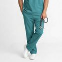 Calça Verde Jade Masculina Gabardine - Pijama Cirúrgico