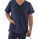 Camisa Scrub Marinho Masculina Enfermagem Privativo Pijama