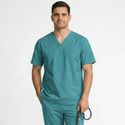 Camisa Scrub Verde Jade Masculina - Privativo Pijama Cirúrgico