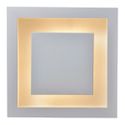 Luminária Plafon Quadrado Embutir Luz Indireta 35x35