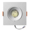 Spot Led De Embutir Direcionável Quadrado 5w 3000k Branco
