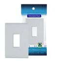 Placa 1 Posto Vertical 4x2 C/suporte Tramontina Liz Branca