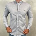 Camisa Manga Longa PRL Cinza⭐