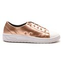 Tênis Feminino Casual Ísis Em Sintético Premium Confortável - Bronze