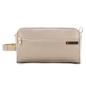 Necessaire Feminina Com Duas Divisórias - Off White 