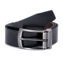 Cinto Dupla Face Ettore, 100% - Couro Preto