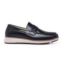 Sapato Casual Ettore, Reggiano - Couro Preto