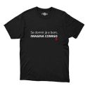 Camiseta Frases Imagina Comigo Masculina com Abridor