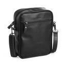 Bolsa Shoulder Bag em Couro Tavira Preto Social 