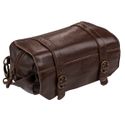 Necessaire em Couro Cinnamon Couro Marrom Social