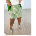 SHORT SAIA TWEED verde