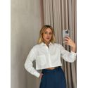 CAMISA CROPPED LUNA BRANCO