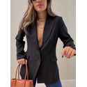 BLAZER CARLA ALFAIATARIA PRETO