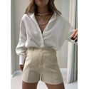 SHORT CAMILA ALFAIATARIA AREIA