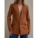 BLAZER CÉLIA LINHO CARAMELO
