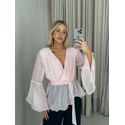 BLUSA ATENA DECOTE ROSA