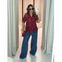 CAMISA ANA MARIA RENDA VINHO