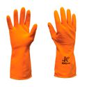 Luva Kalipso Latex Orange Multiuso 
