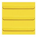 Piso Tátil Direcional Amarelo 25 X 25
