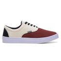 Tênis College - Bordo / Creme