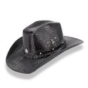 Chapéu Traiado Americano com estrela Snake Preto